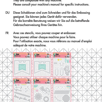 Studio Light Create Happiness Cutting & Embossing Die - NR. 162