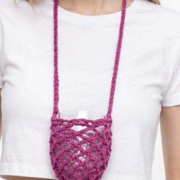 Crochet Wine Glass Holder