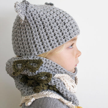 Luna the Owl Hat and Cowl Set