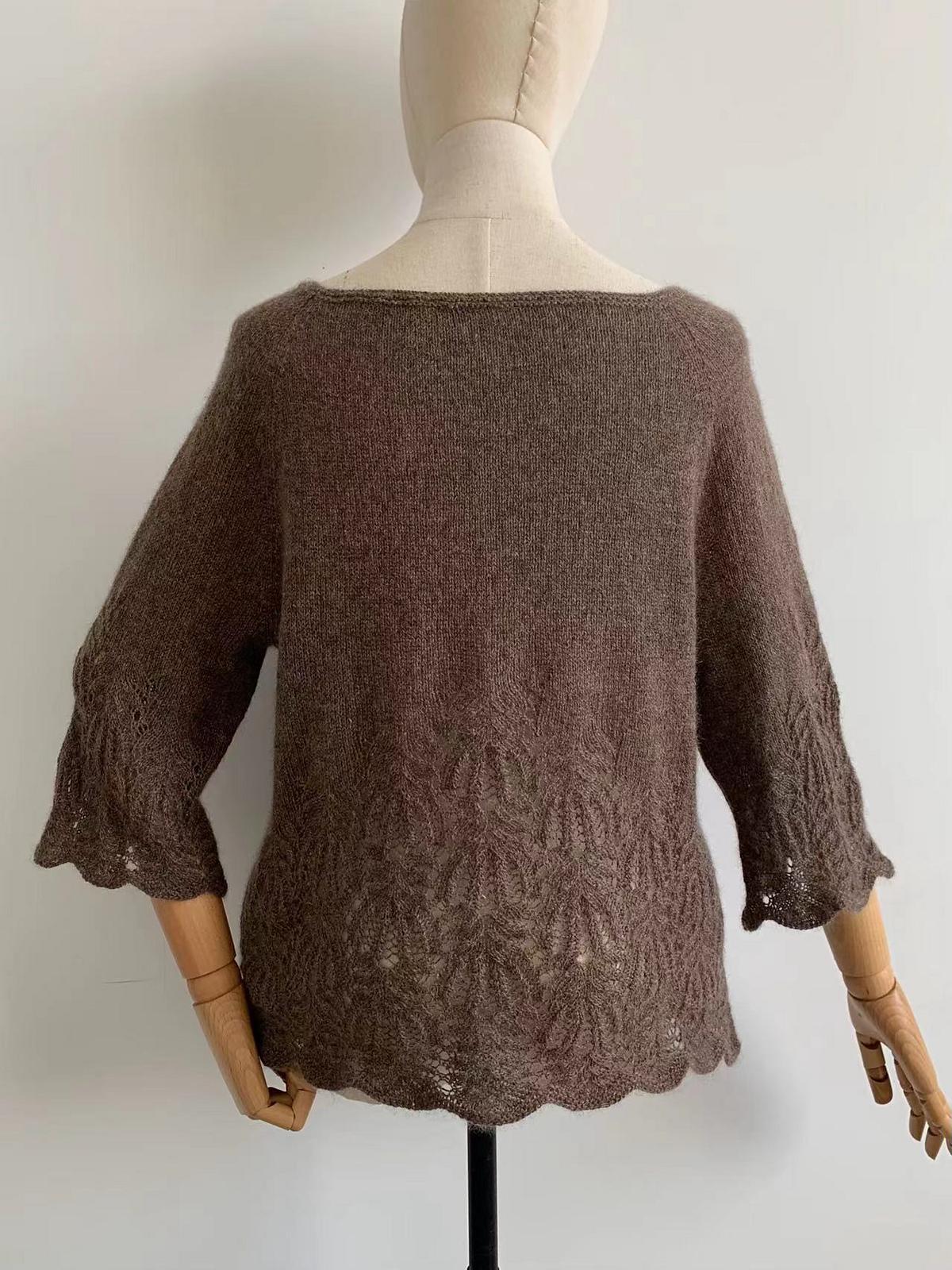 Palm Lace Pullover