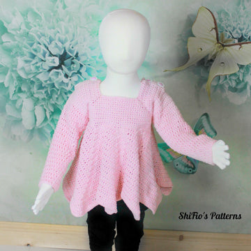 Daisy Tunic Crochet Pattern 355