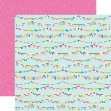 Simple Stories Magical Birthday Double-Sided Cardstock 12"X12" 25/Pkg - Party Time