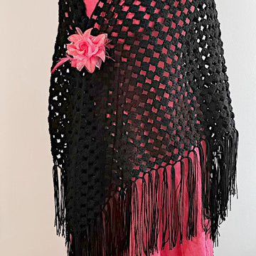 Double Bobble Countess Shawl
