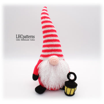Gnome with Lantern Crochet Pattern