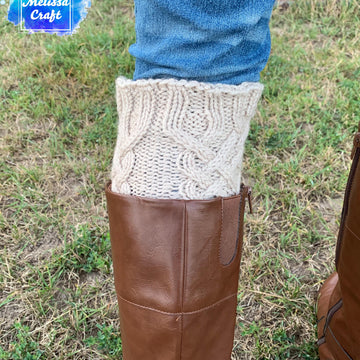 Celtic Cable Boot Toppers