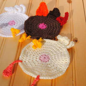 Farm Bird Mug Rug