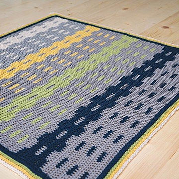 Garden Fence Crochet Blanket