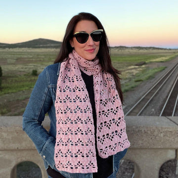 Heart Lace Infinity Scarf