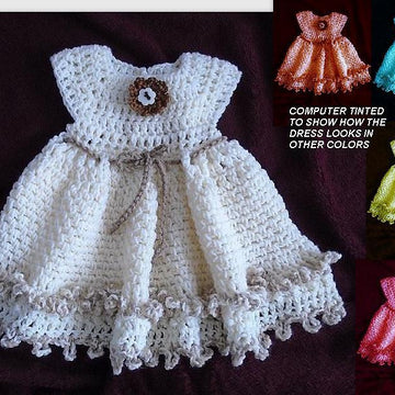 772 Double Frill Girl's Dress