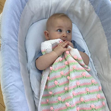 Flower Garden baby blanket