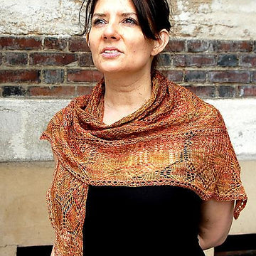 Curlew over Salcombe, shawl