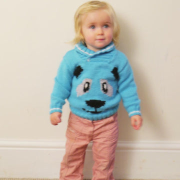 Panda Face Sweater
