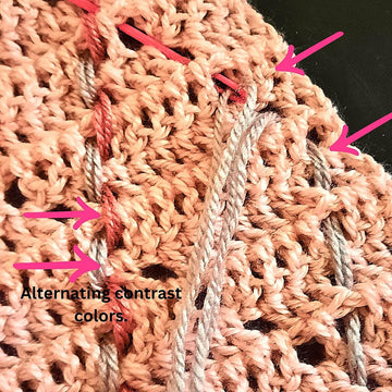 Lace Diamond Baby Blanket