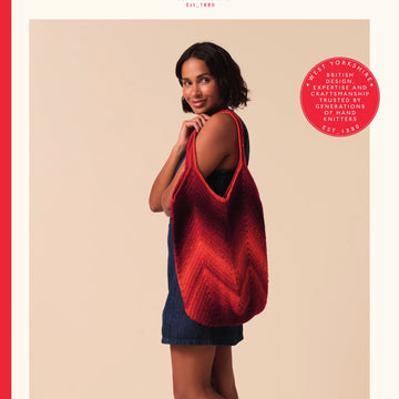 Chevron Glow Crochet Tote in Sirdar Jewelspun Ombre - 10928 - Downloadable PDF