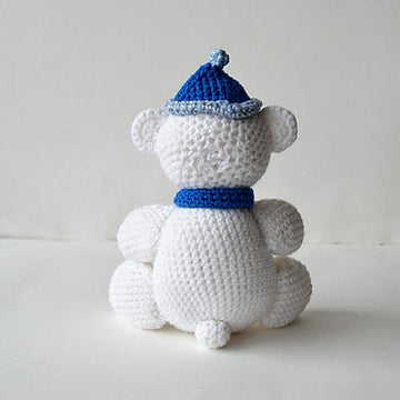Polar Bear with Poofball Hat