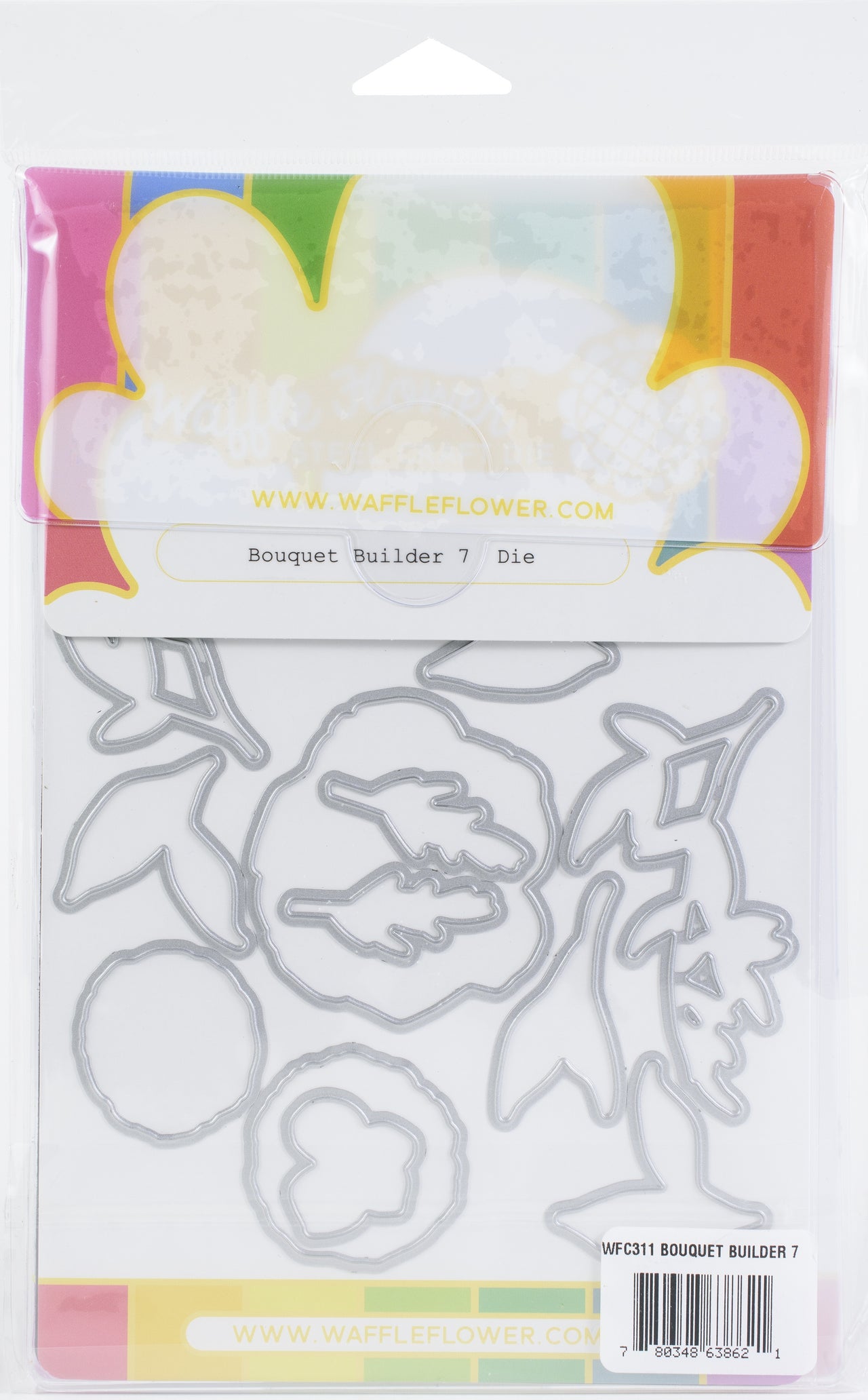 Waffle Flower Crafts Waffle Flower Stamp & Die Set - Bouquet Builder 7