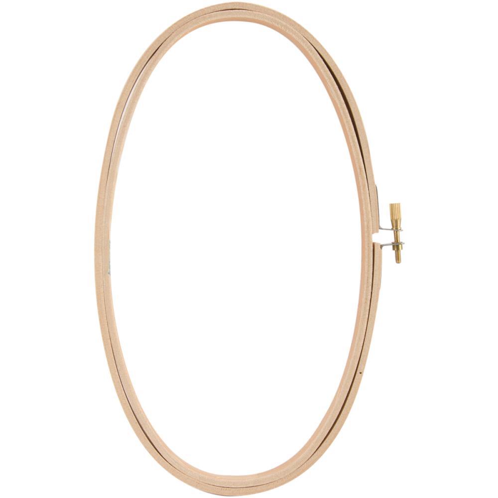 Darice Wood Hoop 5inX9in