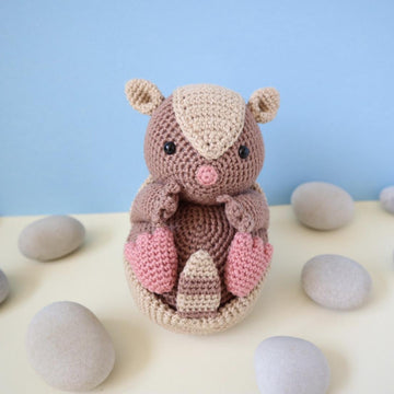 Arlo the Armadillo Amigurumi