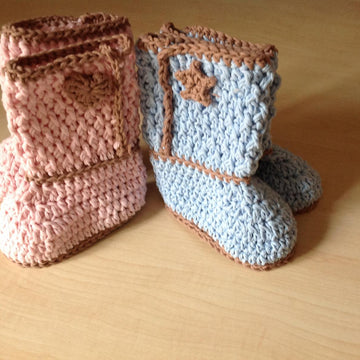 Baby Boot & Hat Set N 281