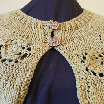 Leaf Me Alone, I'm Knitting Cardi Vest