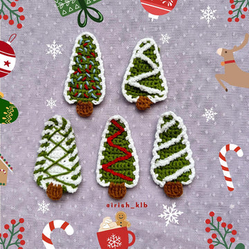 Christmas Tree Hair Clip