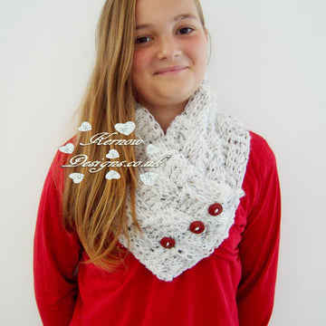 Basket Weave Collar Scarf