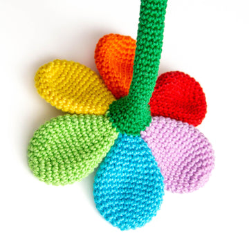 Baby Flower Toy Crochet Pattern