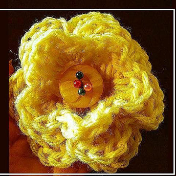 3 LAYER CROCHET FLOWER