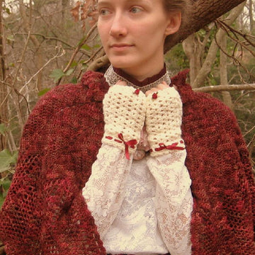 Victorian Heart Wristers