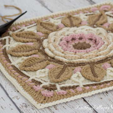 Desert Rose Afghan Square
