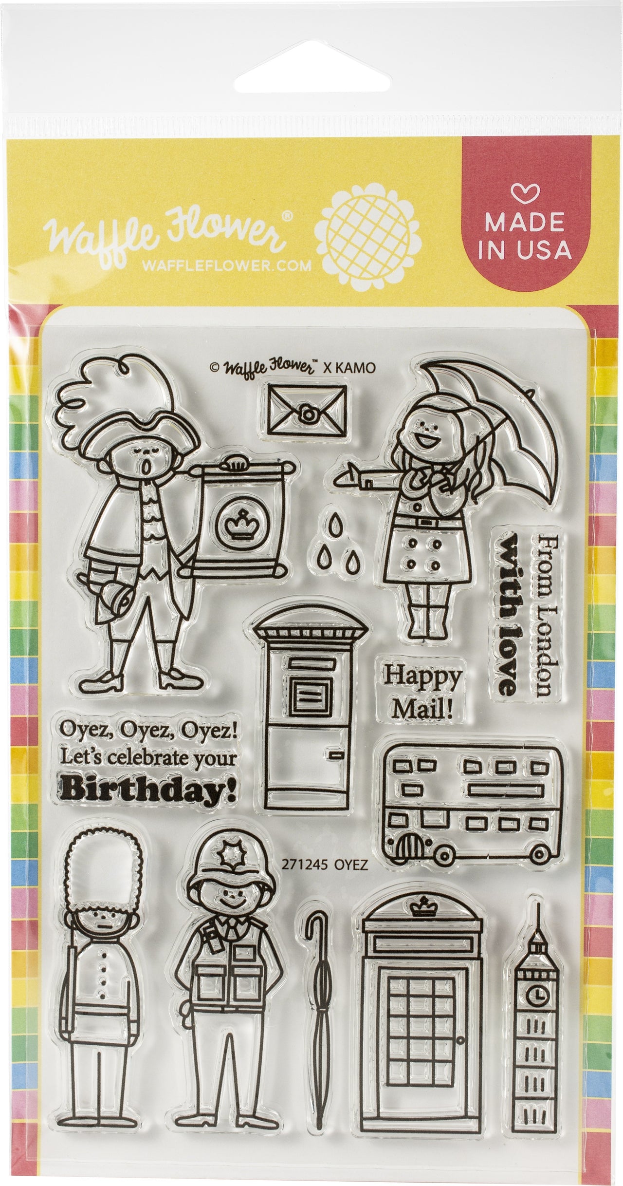 Waffle Flower Crafts Clear Stamps 4"X6" - Oyez
