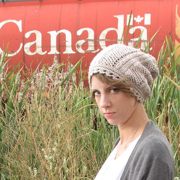 Bella bee slouchy hat