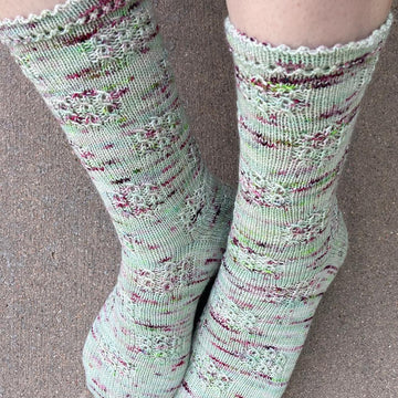 Rosette Windows Socks