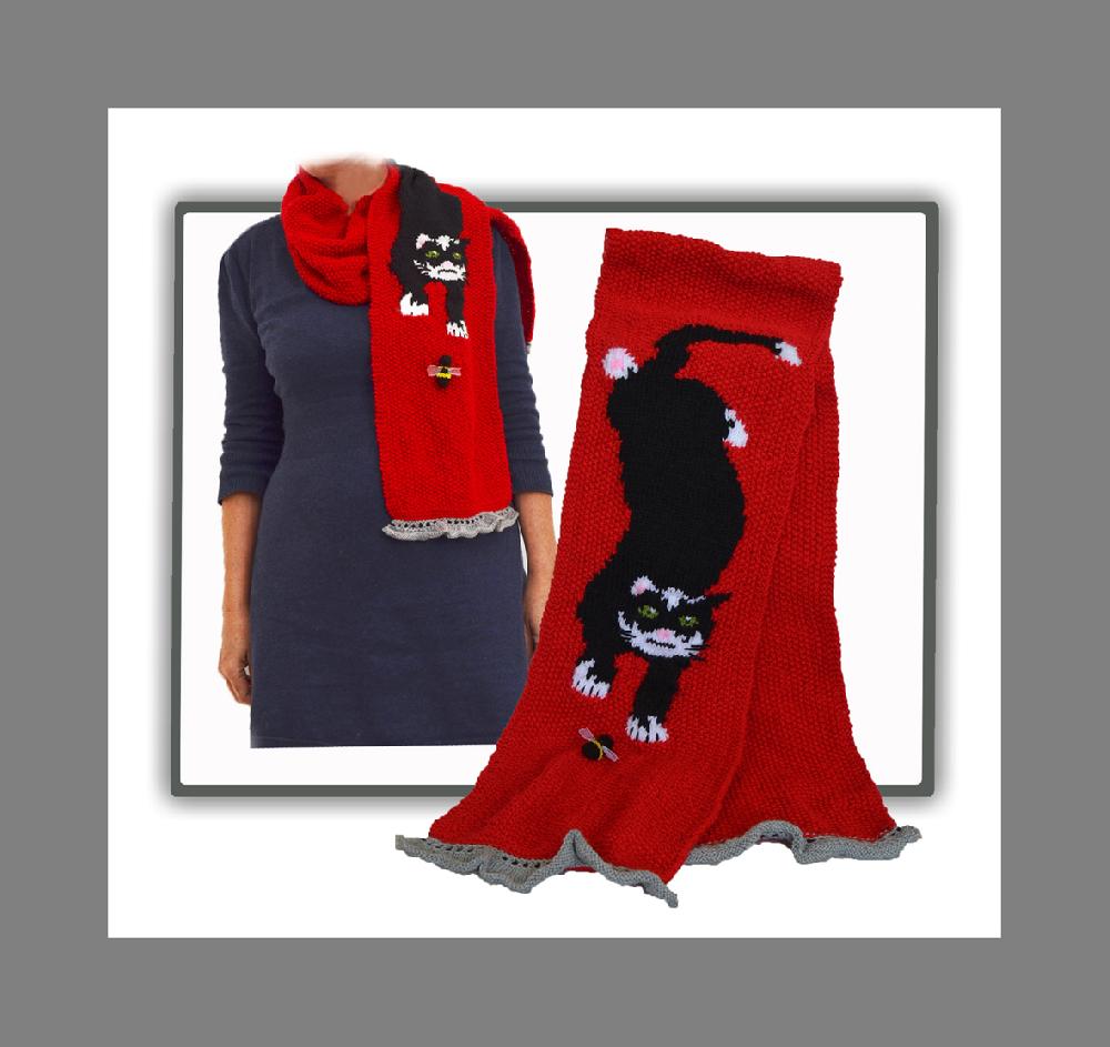 Funky Cat Scarf