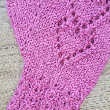 Lace Hearts Fingerless Gloves