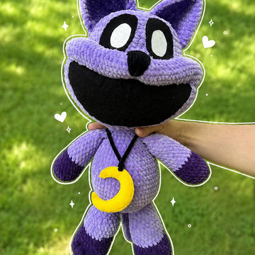 CatNap from poppy play time Amigurumi,  Crochet Pattern