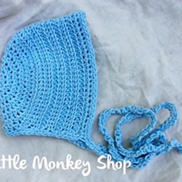 Ribbed Vintage Baby Bonnet