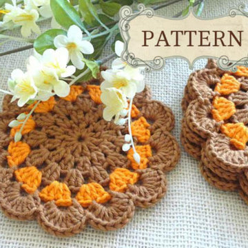 Crochet Pattern Doilies Home Decor Crochet Coaster