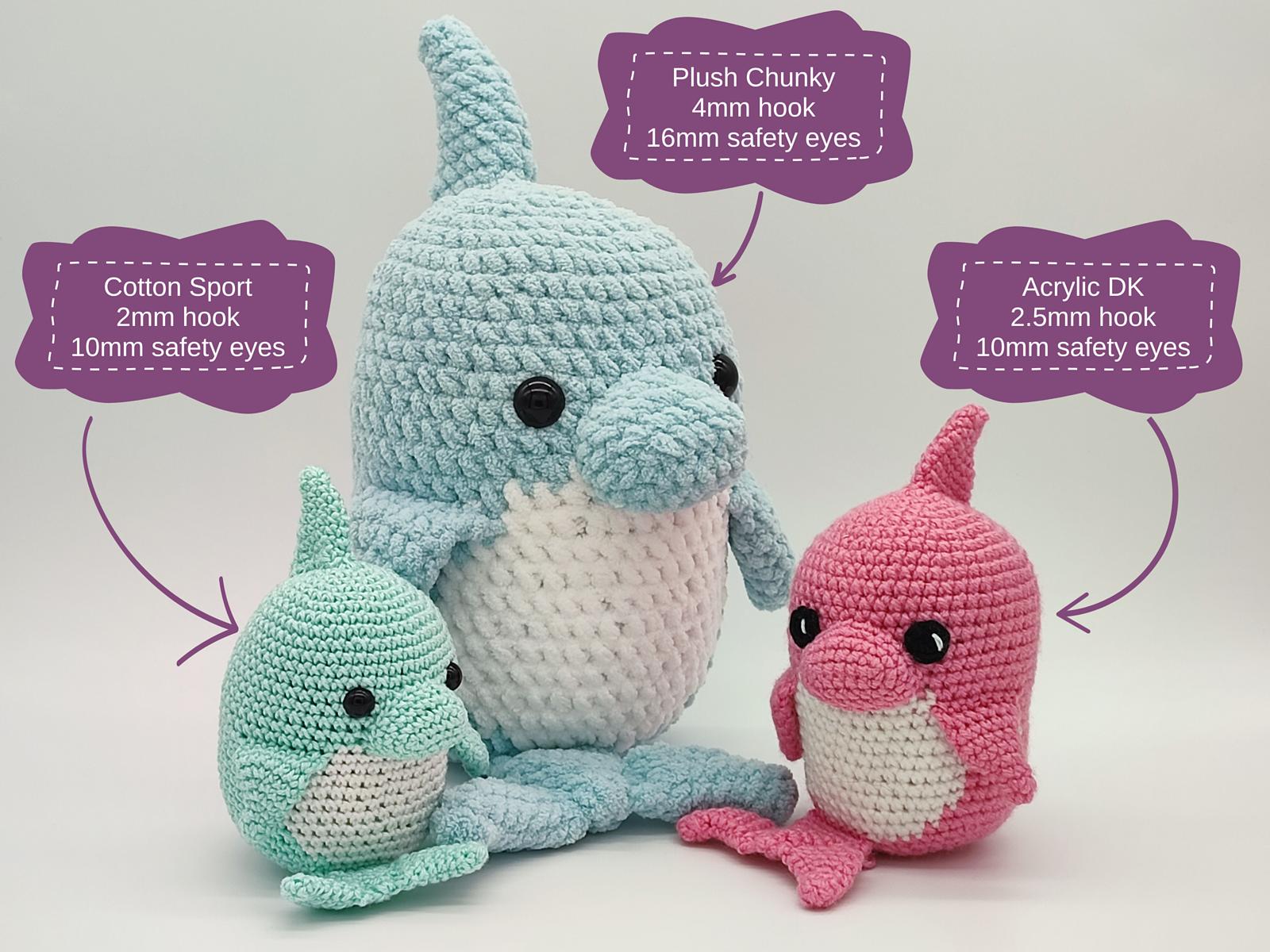 Amigurumi Shark & Dolphin