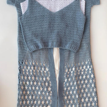 Crochet summer crop top