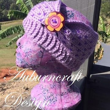 Spring Arrows Keyhole Head Warmer