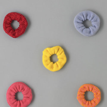 Stunning Scrunchie - Free Knitting Pattern for Women in Paintbox Yarns Simply DK or Metallic DK by Paintbox Yarns