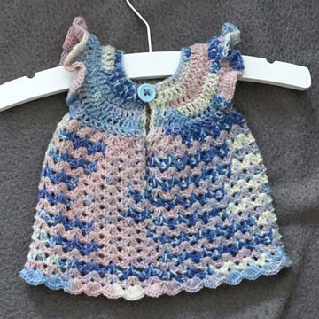Crochet pattern for an enchanting Doll Dress