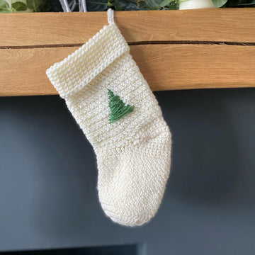 Herringbone Christmas Stocking