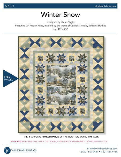 Windham Fabrics Winter Snow - Downloadable PDF