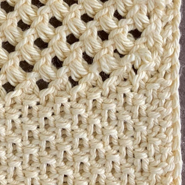 Four Corners Dishcloths - 4 unique loom knit patterns