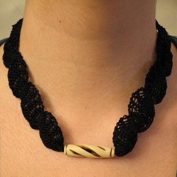 Tunisian Crochet Jewelry Set