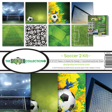 Reminisce Collection Kit 12"X12" - Soccer 2