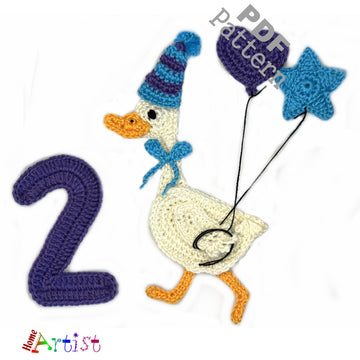 Crochet Animal Number 2 Goose