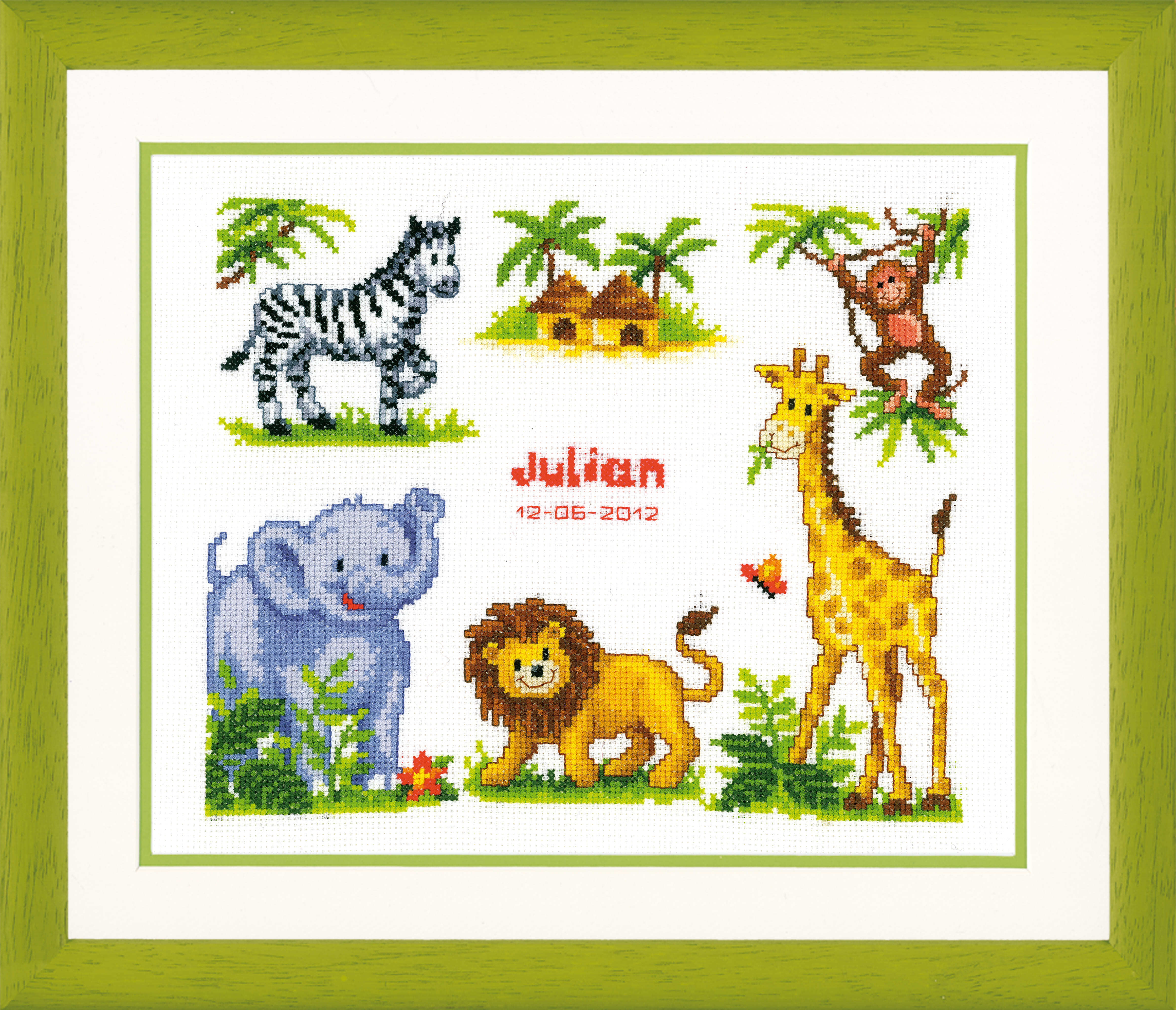 Vervaco Counted Cross Stitch Kit Safari Cross Stitch Kit
